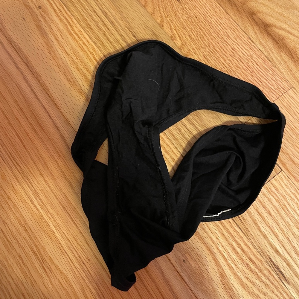 Black, bathing suit bottoms